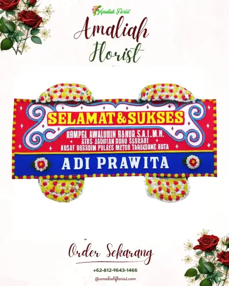 Papan Bunga Ucapan Selamat Sambiroto